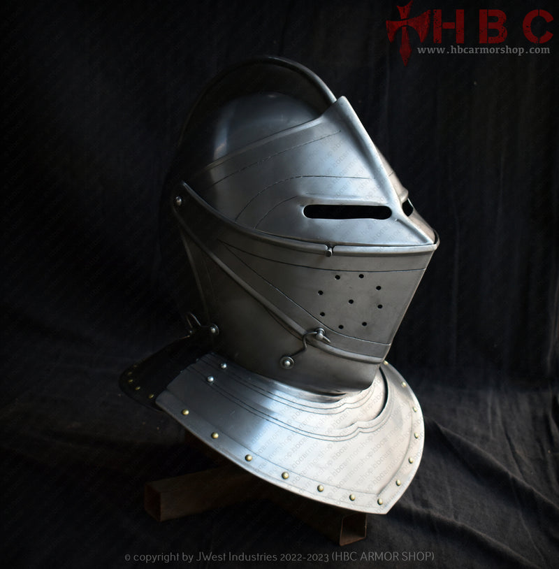 medieval knight helmet