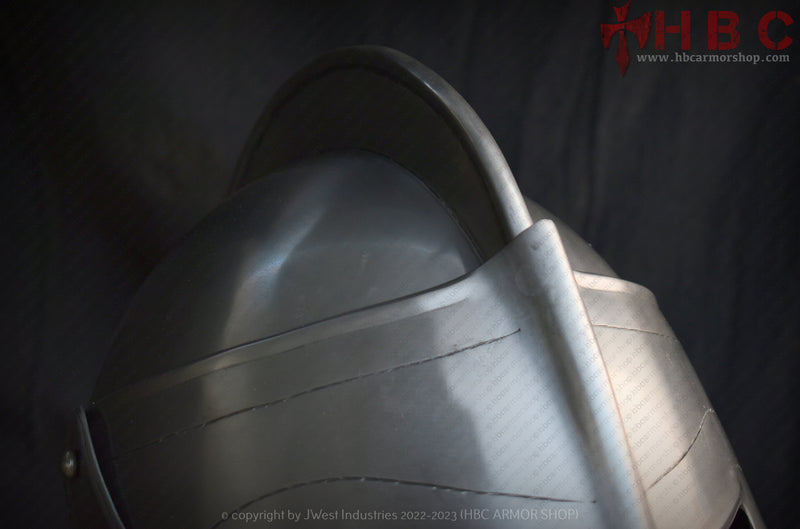 medieval knight close helmet