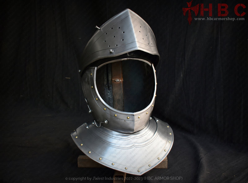 Medieval Knight Helmet -Reenactment & Roleplays