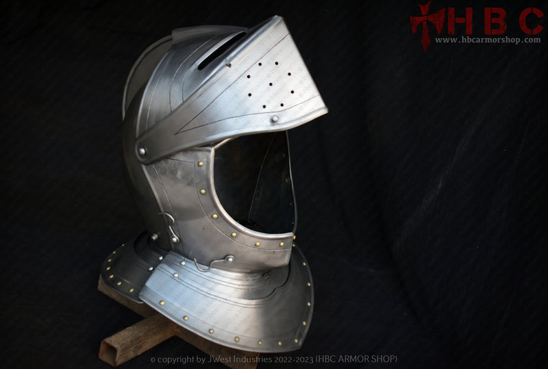 Medieval Knight Helmet -Reenactment & Roleplays