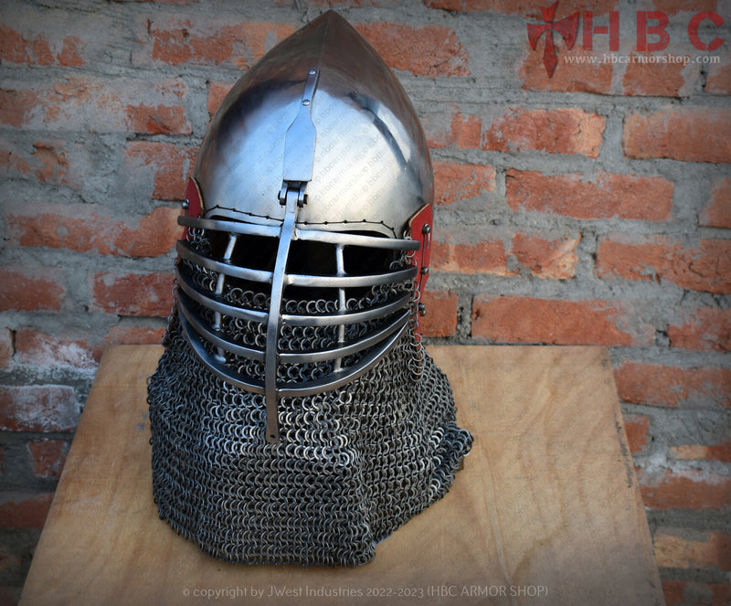 wolf rib buhurt helmet