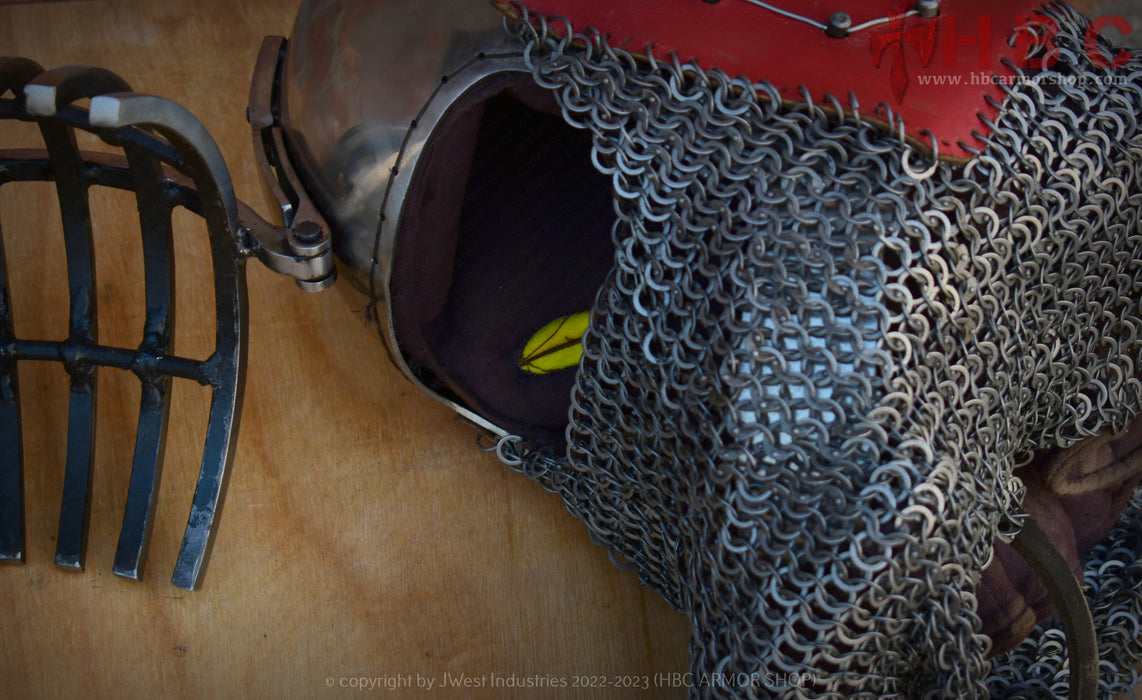 Full Rib Armor Helmet Wolf Rib — HBC Armor Shop