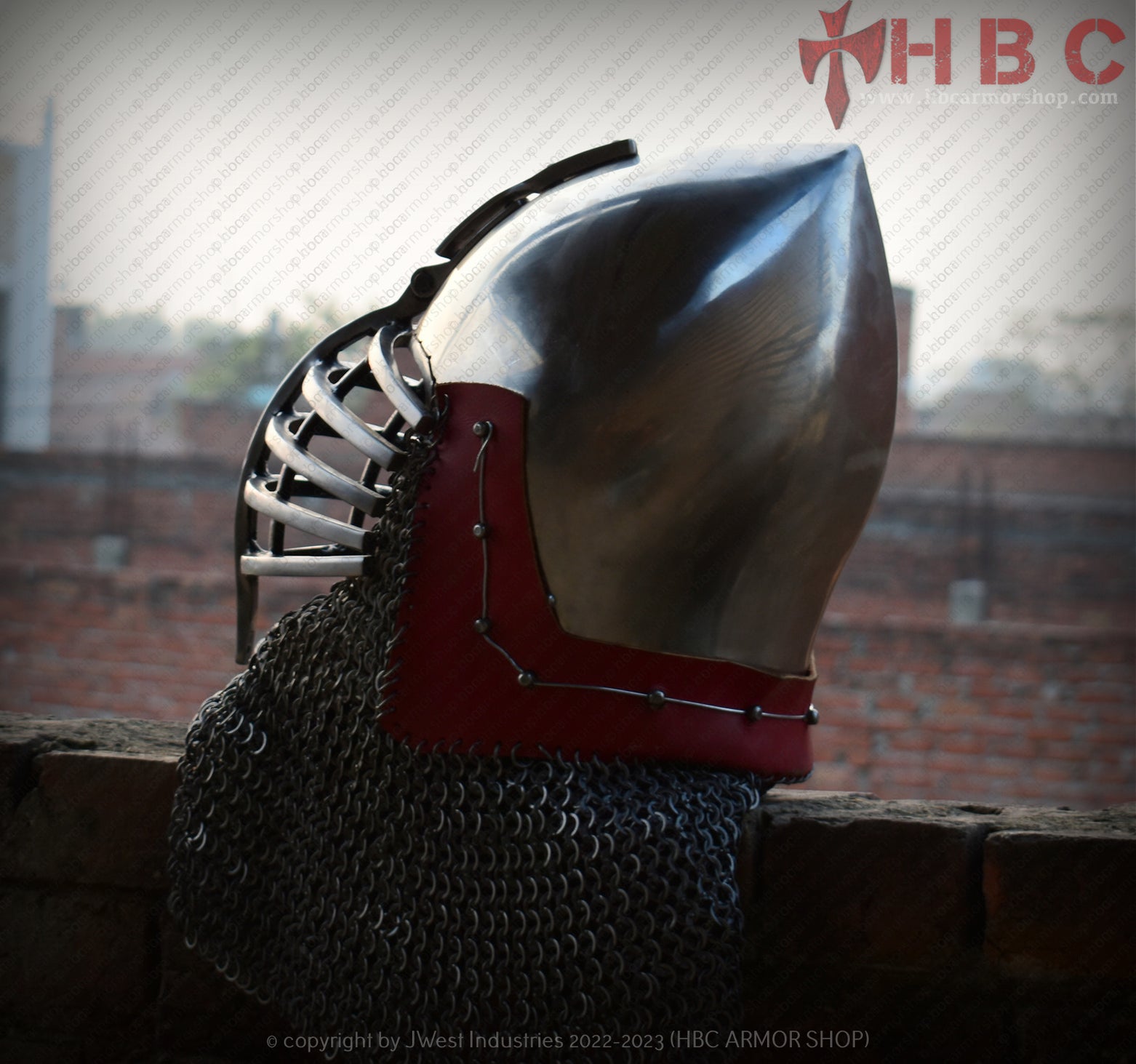 Full Rib Armor Helmet Wolf Rib — HBC Armor Shop
