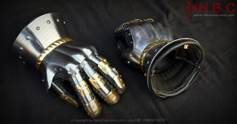 medieval gauntlets