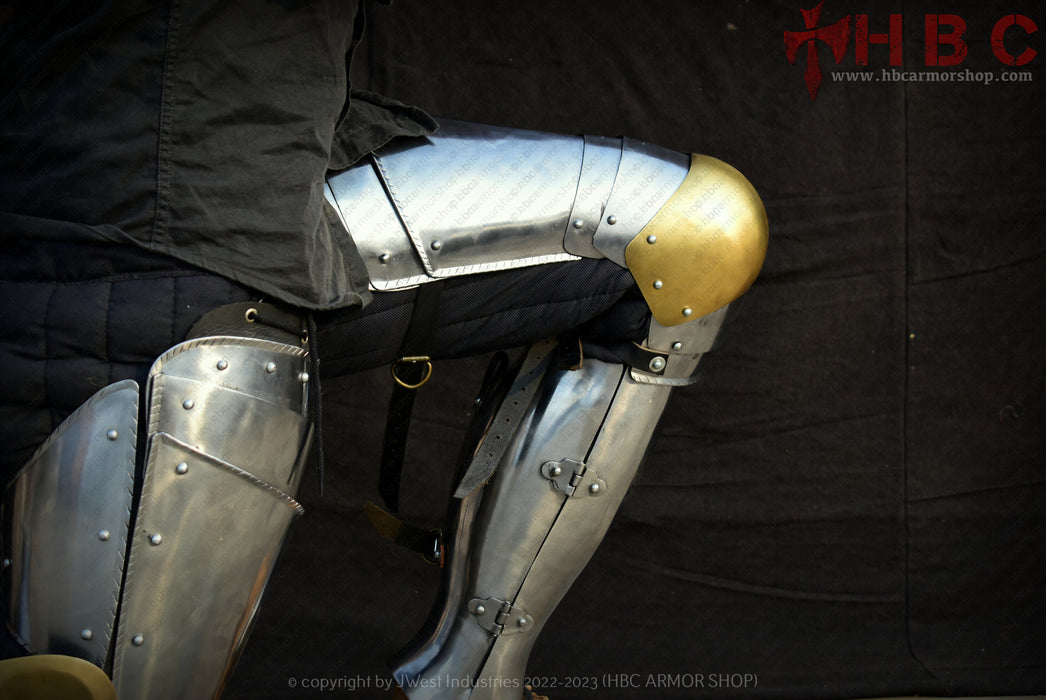 medieval leg armor