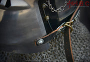medieval reenactment helmet