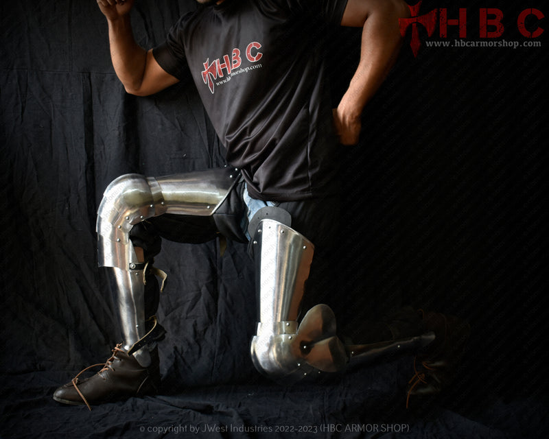 medieval armour legs