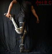 medieval leg armour