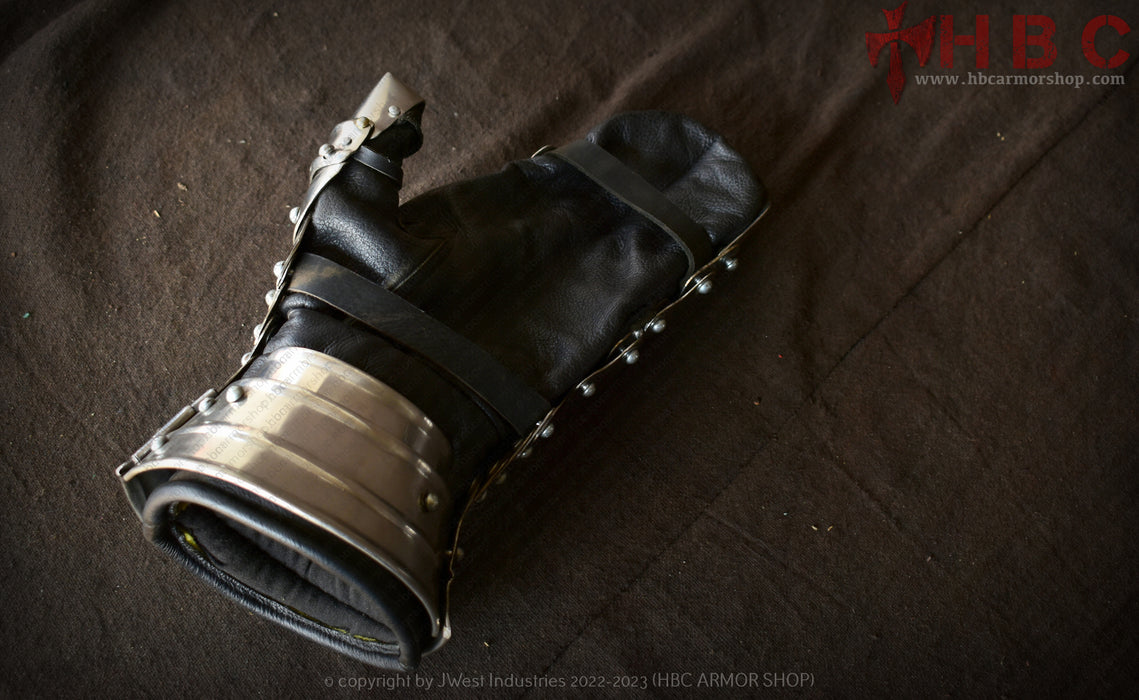 medieval gauntlet and mittens