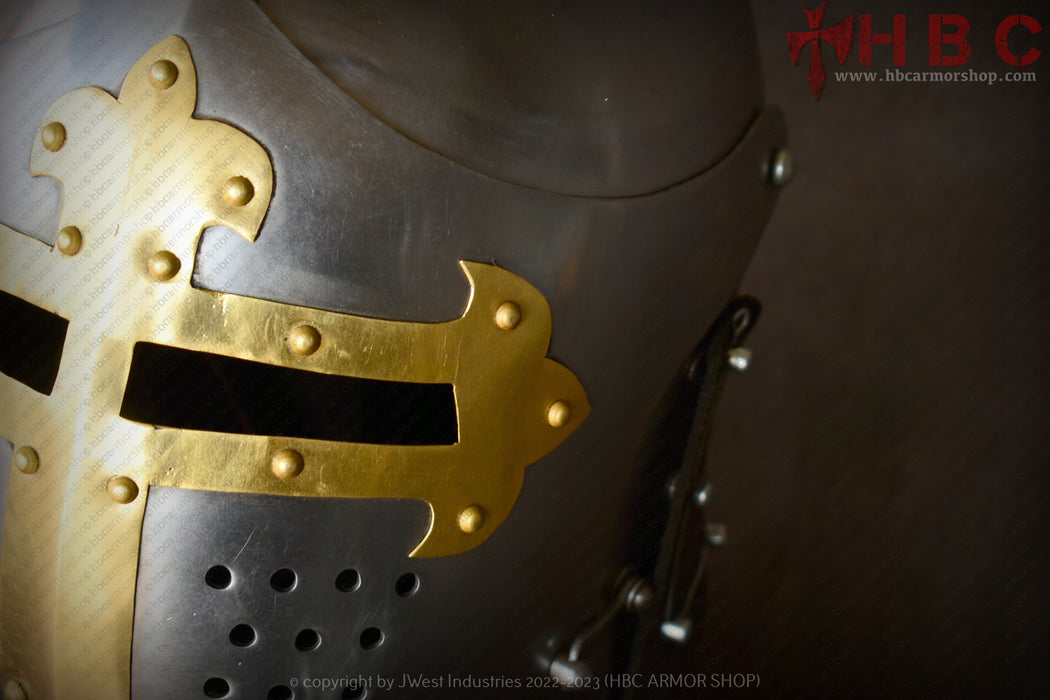 13C- Sugar Loaf Helmet with Crusiform-01 - History in the Making 13C- Sugar Loaf Helmet with Crusiform-01 - History in the Making