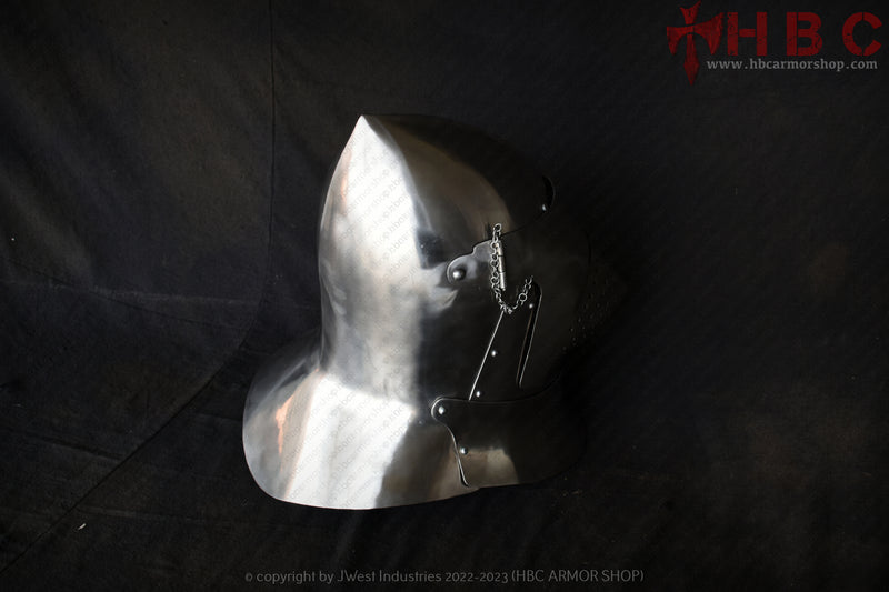 Great Bascinet Helmet with 3 Different Visors