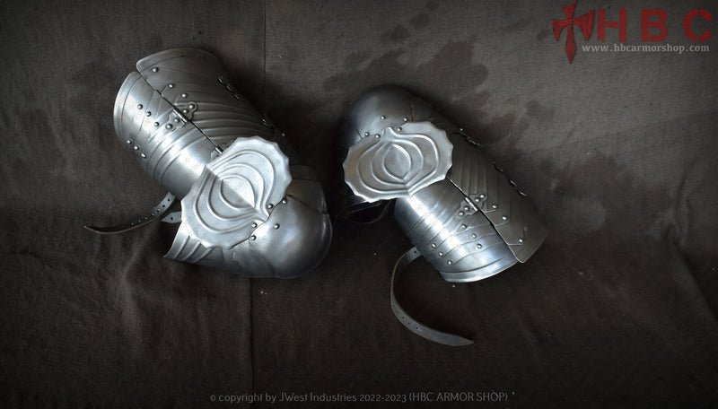 Larp leg armour gothic