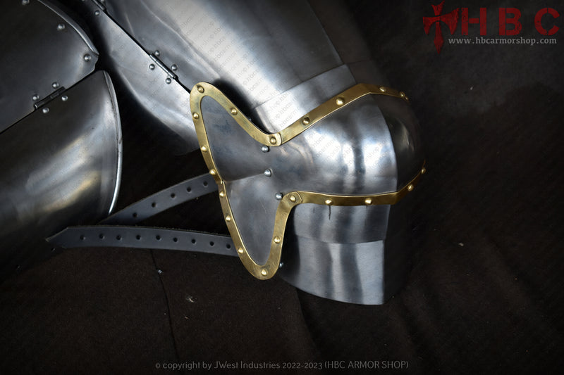 Italian buhurt leg armour