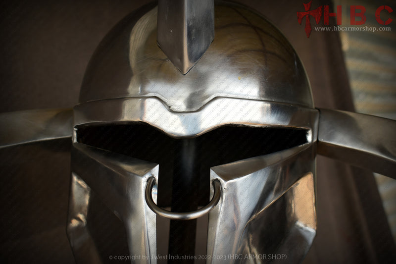 cosplay metal helmet