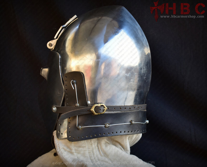 medieval German helmet