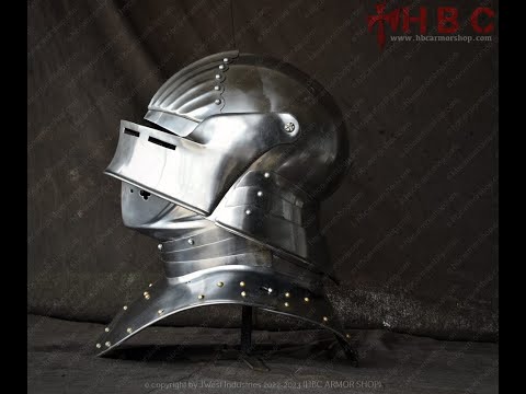 medieval sallet helmet