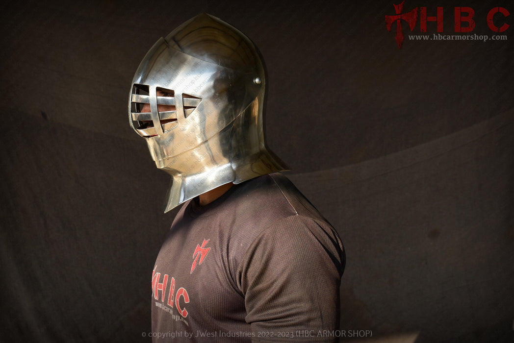 buhurt knight helmet