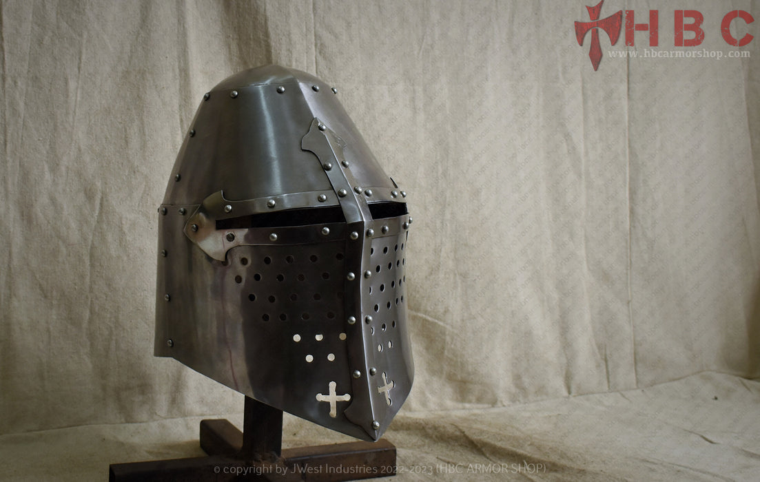 custom medieval helmet
