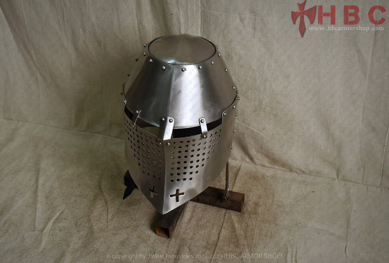 topfhelm helmet buhurt armour