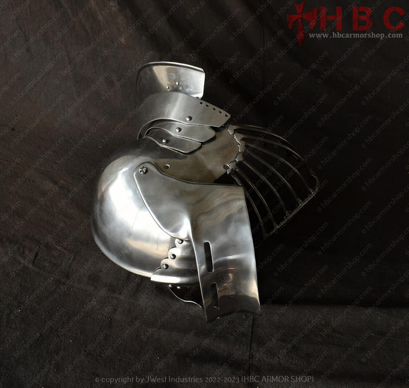 medieval reenactment helmet