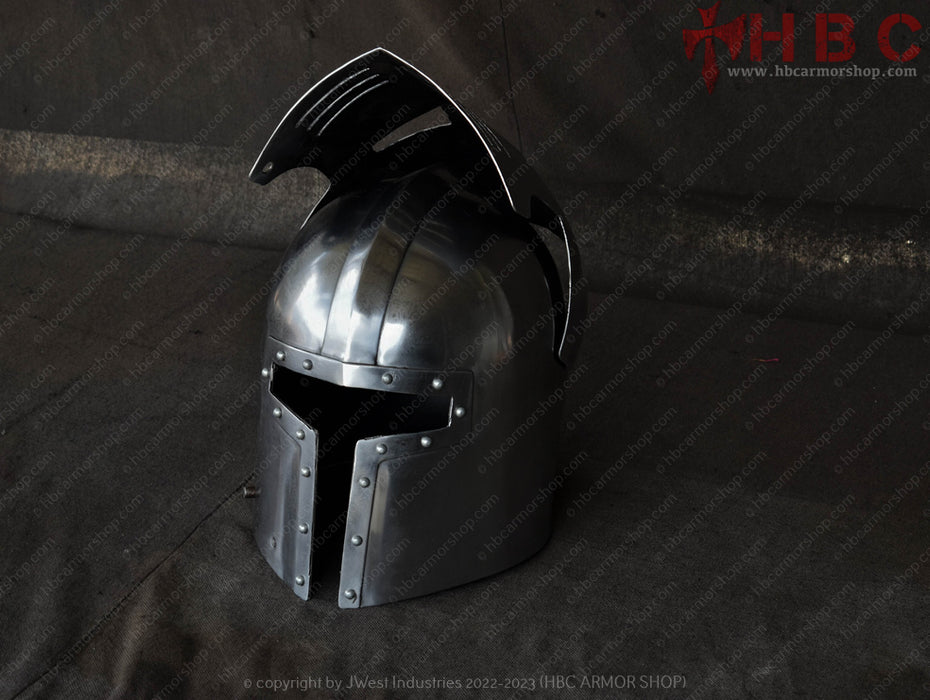 metal fictional helmet