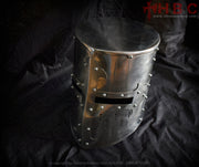medieval templar helmet