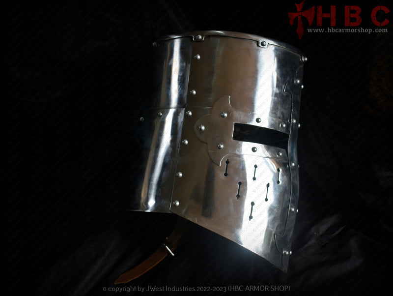 metal cosplay helmet
