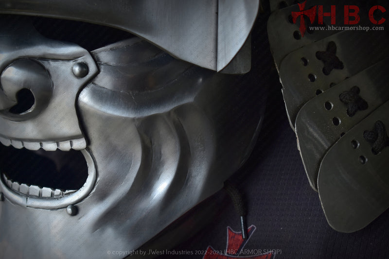 samurai metal helmet